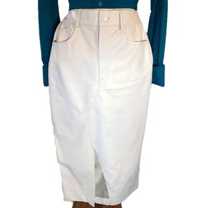 ❌SOLD❌ Zara Vegan "Leather" High Waisted Maxi Skirt Sz XS